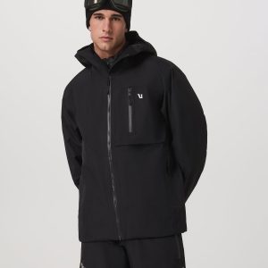 Taika Snow Shell Men's Black Ski/Board Jacket for Winter