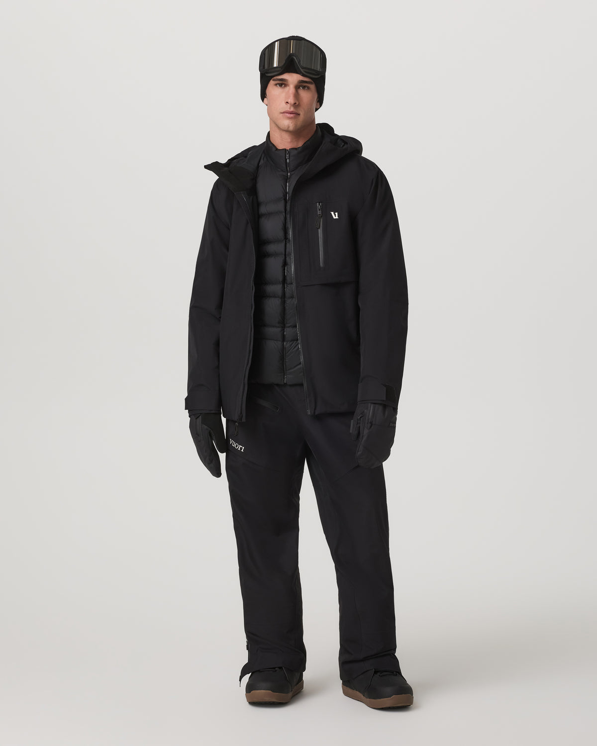 Taika Snow Shell Men's Black Ski/Board Jacket for Winter - Image 4