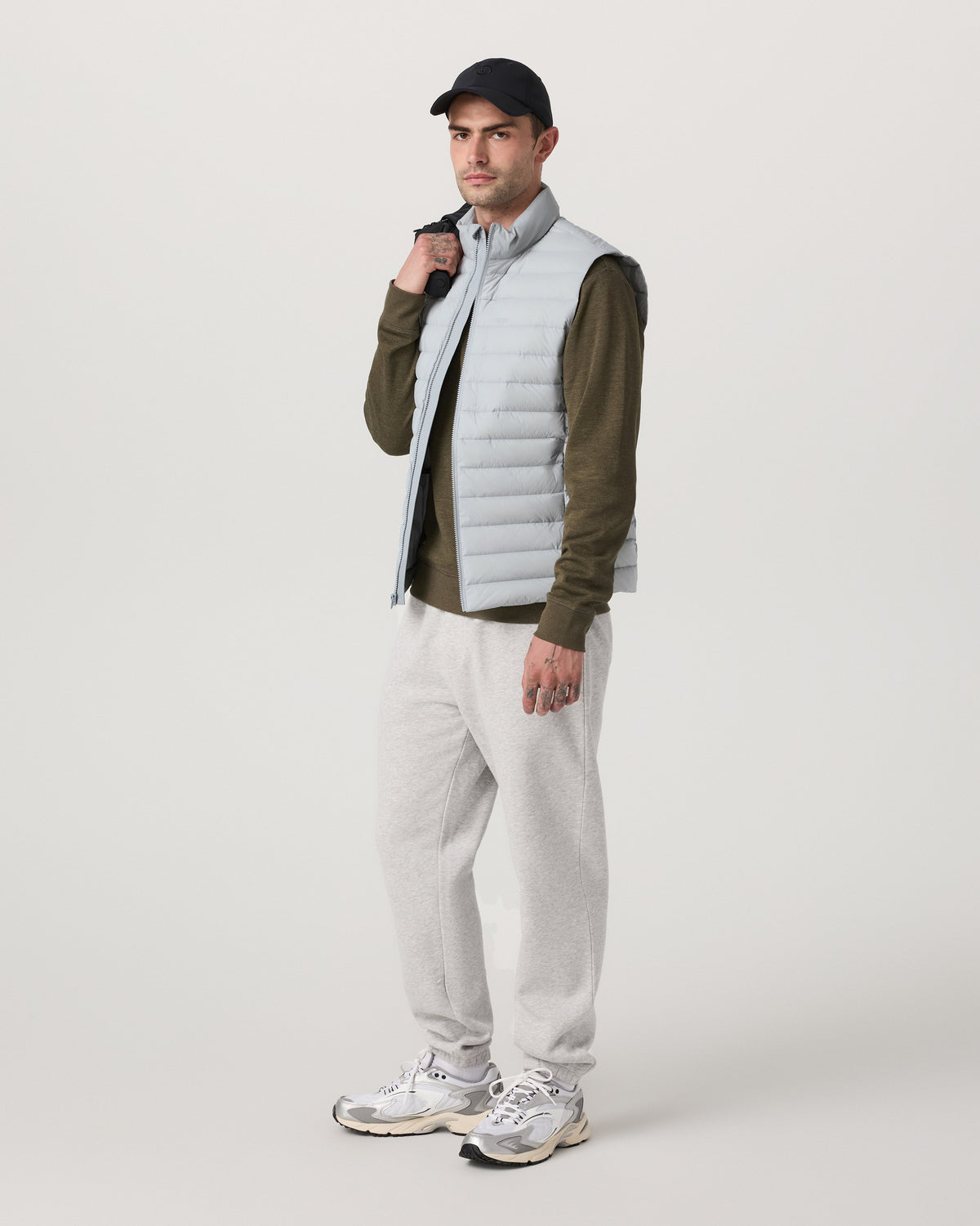 Steadfast Insulated Vest Men's Sea Fog Vest - Image 5