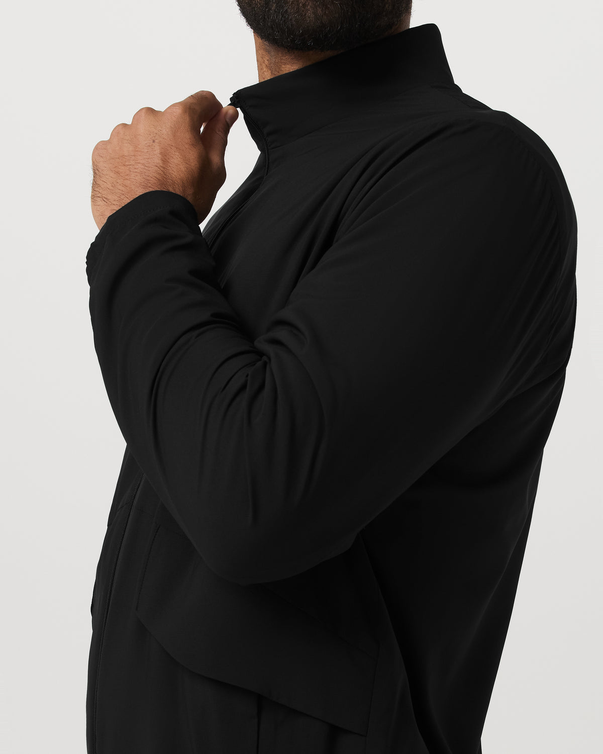 Octa Wind Shell Multi-Purpose Men's Black Jacket - Image 5