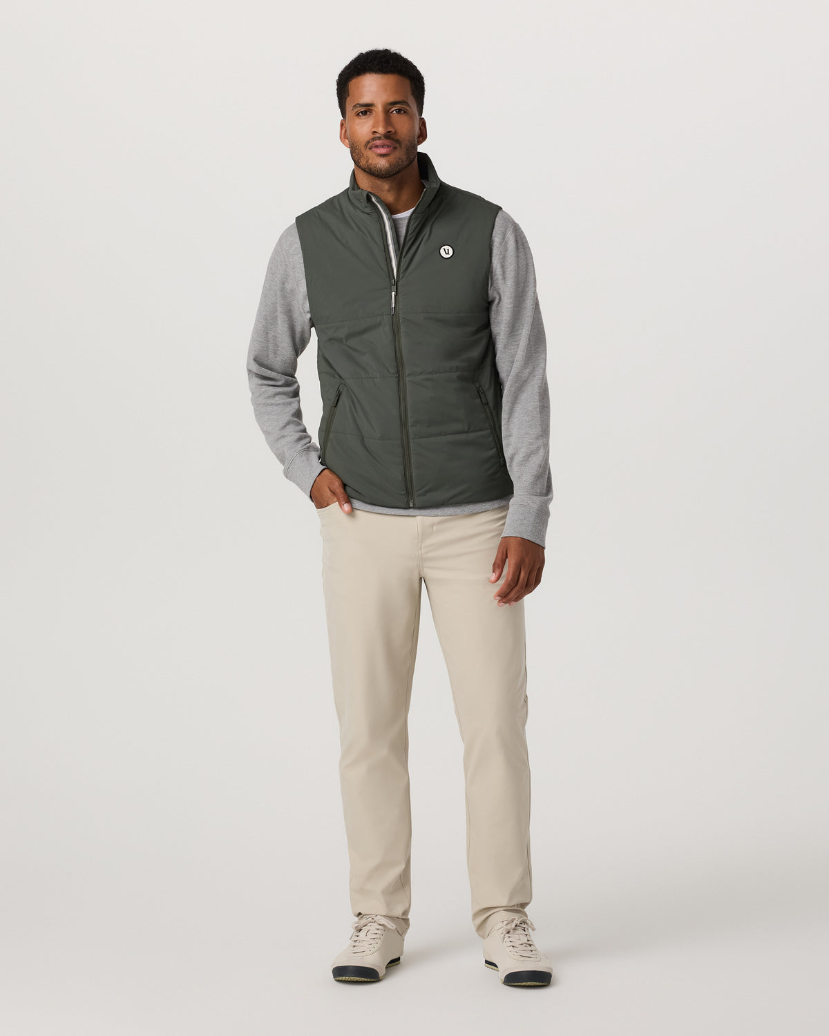 Echo Insulated Vest 2.0 Men's River Rock Vest - Image 4