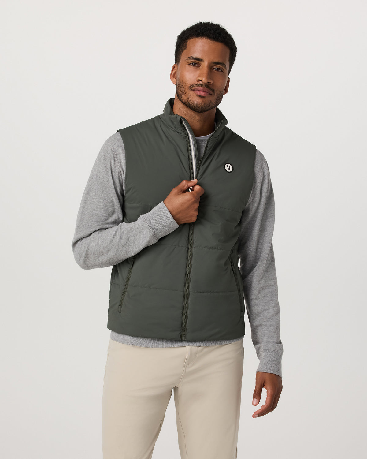 Echo Insulated Vest 2.0 Men's River Rock Vest - Image 5