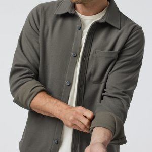 Beldon Shirt Jacket Knit Twill Oregano