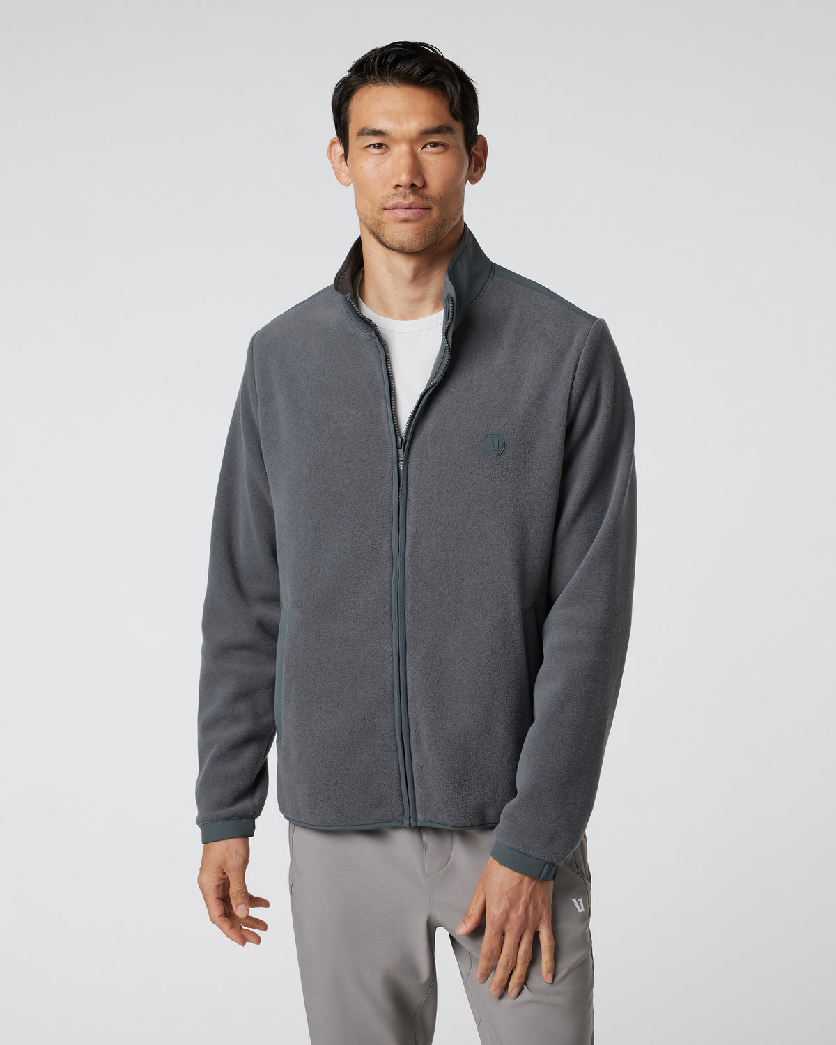 Aspen Full Zip Jacket Dark Pewter Fleece Jacket