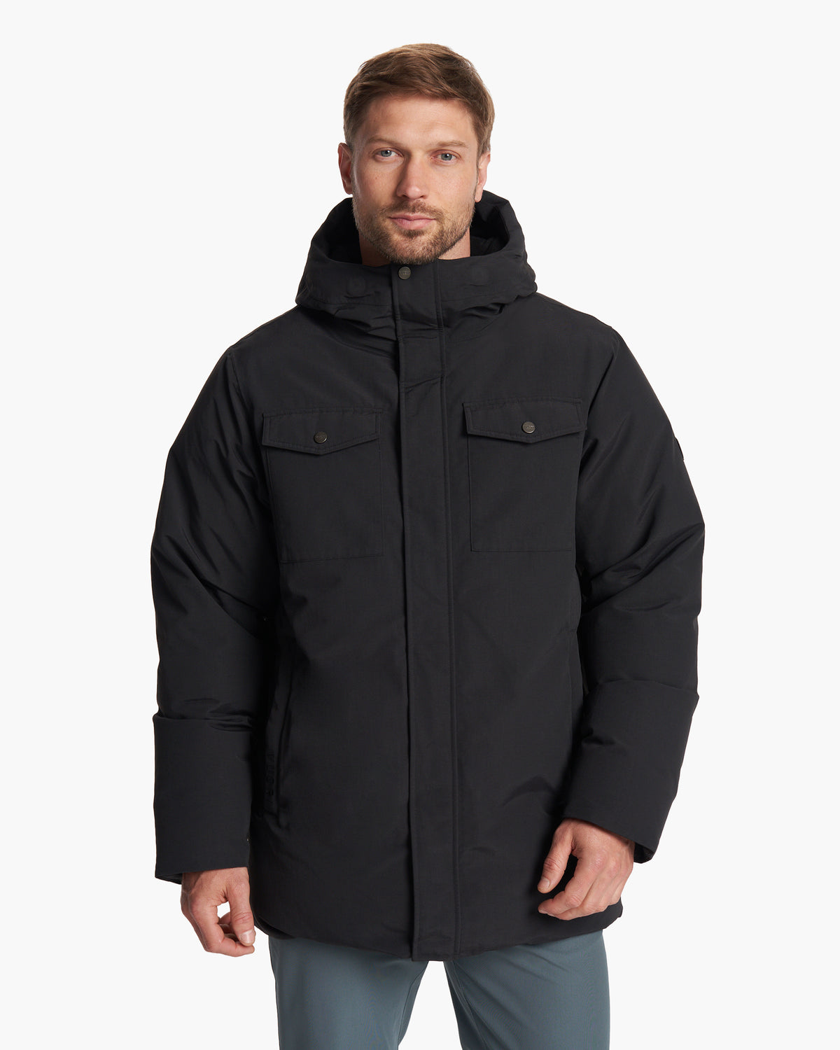 Northmost Insulated Parka Men's Black Down Parka