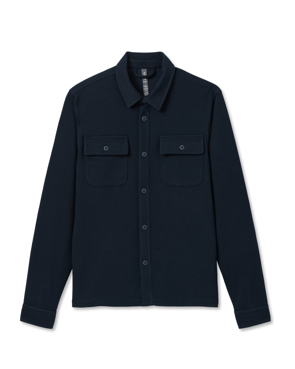 Waffle Shirt Jacket Ink - Image 6