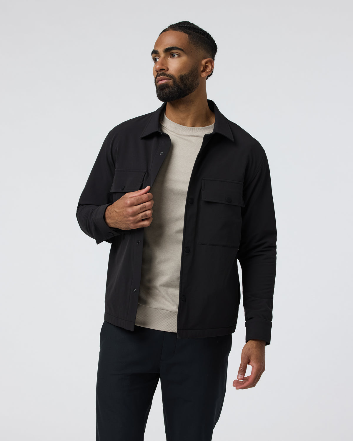 Lawson Tech Shirt Jacket Black - Image 2