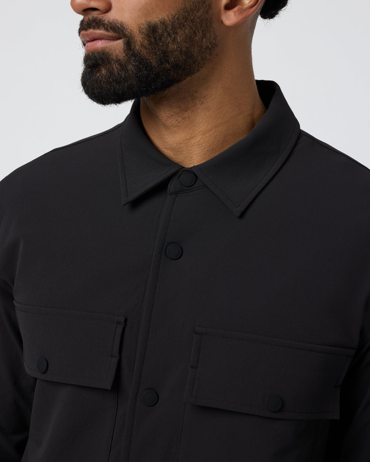 Lawson Tech Shirt Jacket Black - Image 3