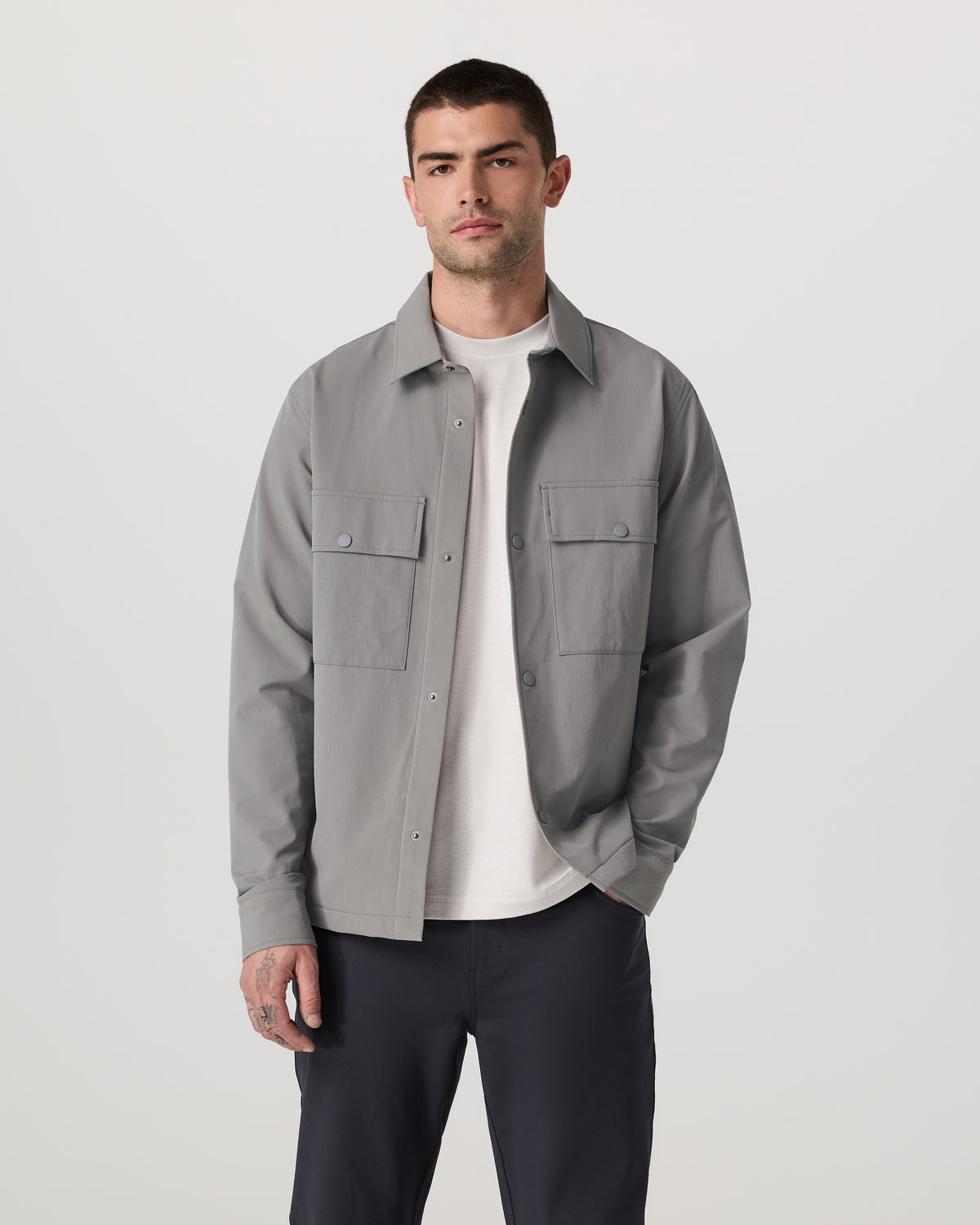 Lawson Tech Shirt Jacket Men's Shiitake Shirt Jacket