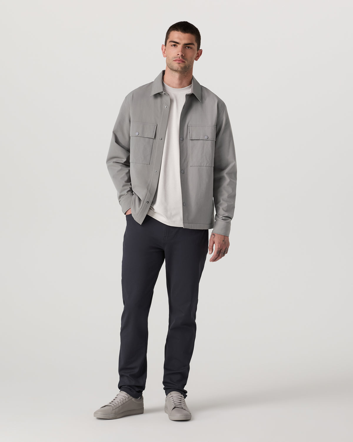Lawson Tech Shirt Jacket Men's Shiitake Shirt Jacket - Image 4
