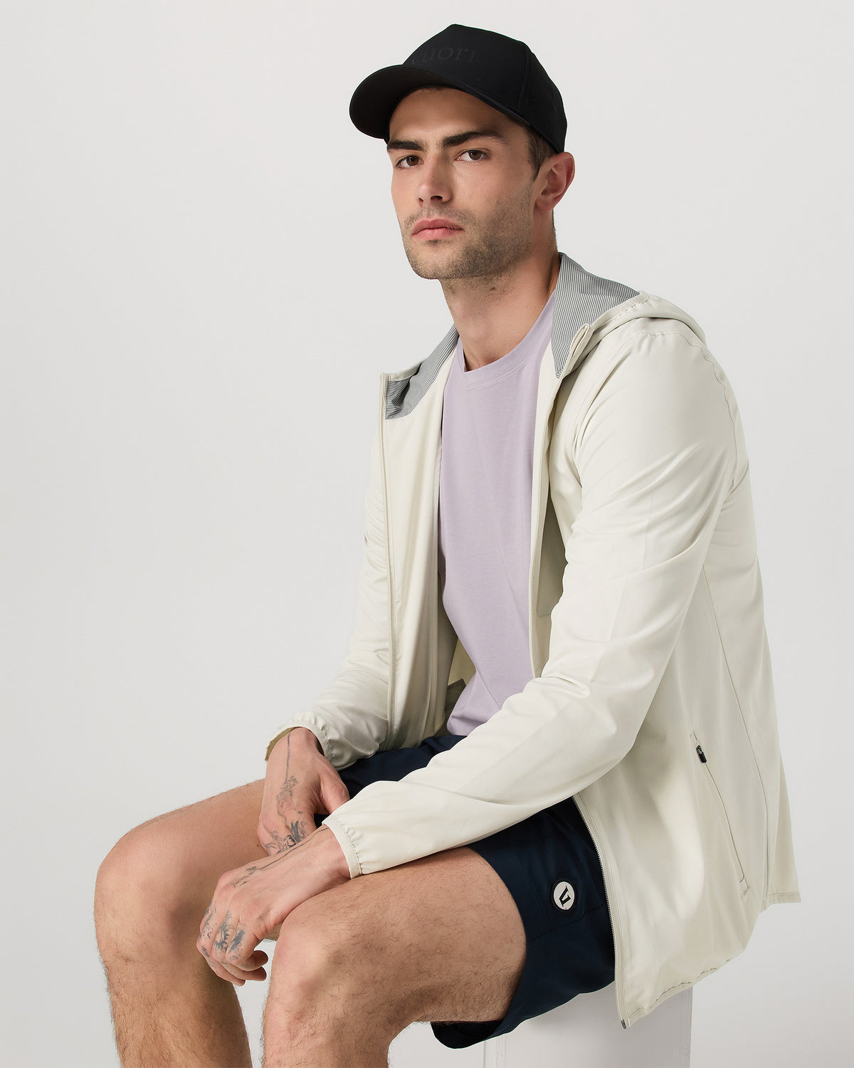 Outdoor Trainer Shell Men's Winter Grey Hooded Jacket