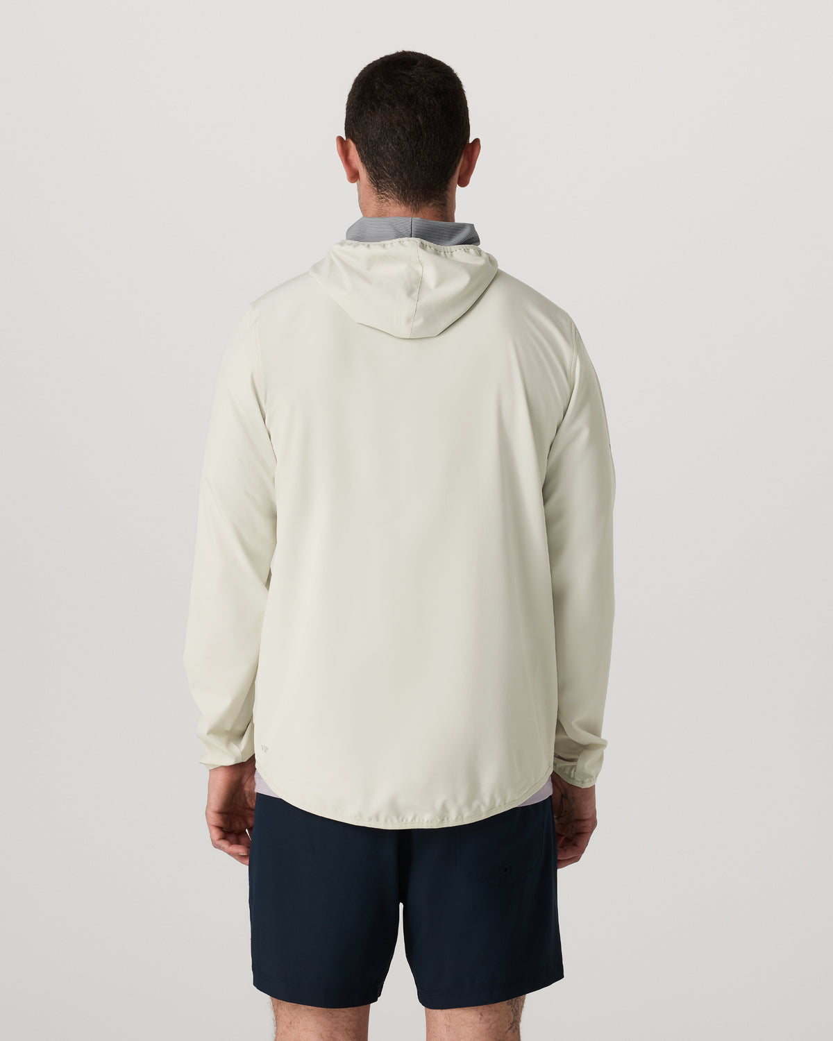 Outdoor Trainer Shell Men's Winter Grey Hooded Jacket - Image 5