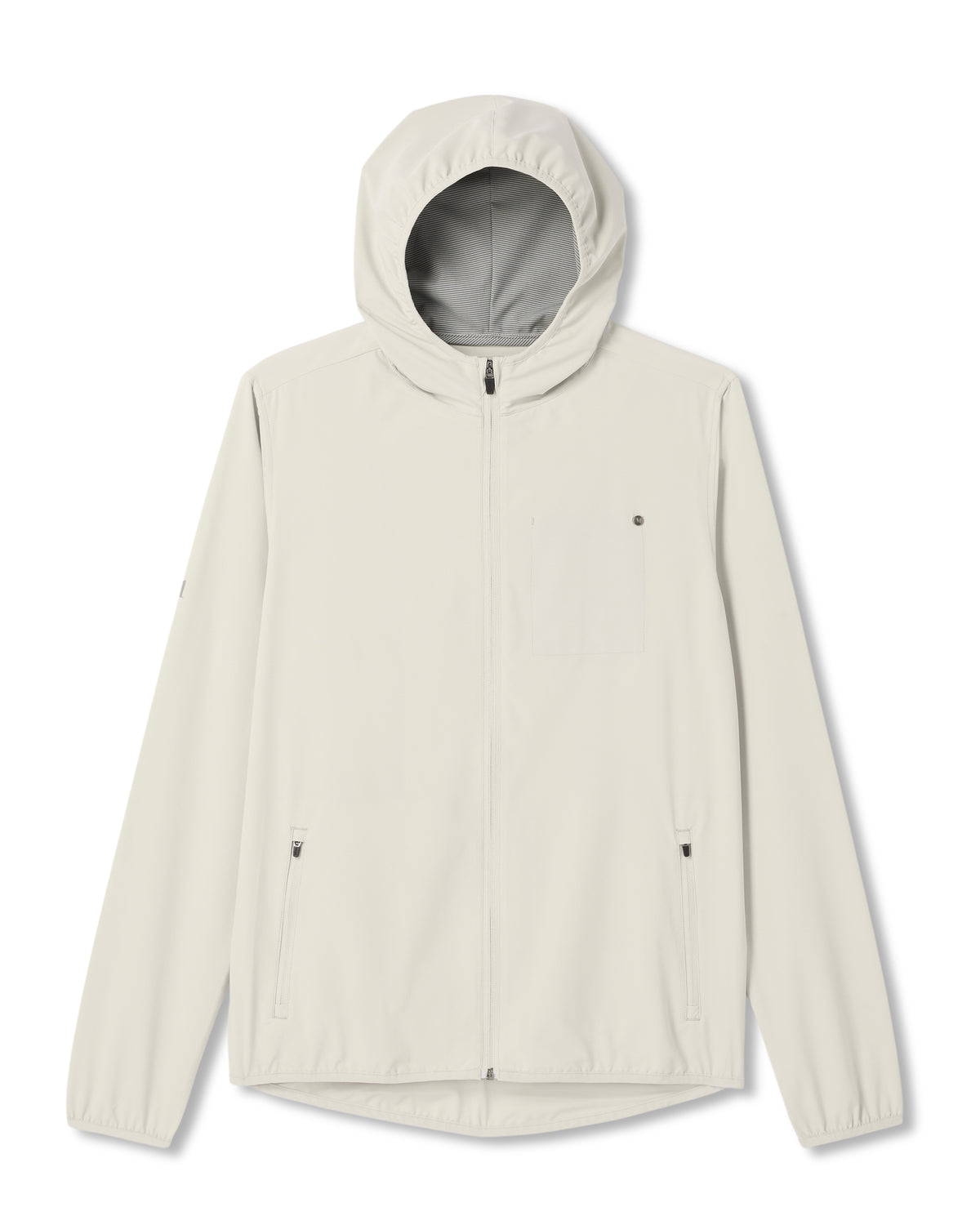 Outdoor Trainer Shell Men's Winter Grey Hooded Jacket - Image 6