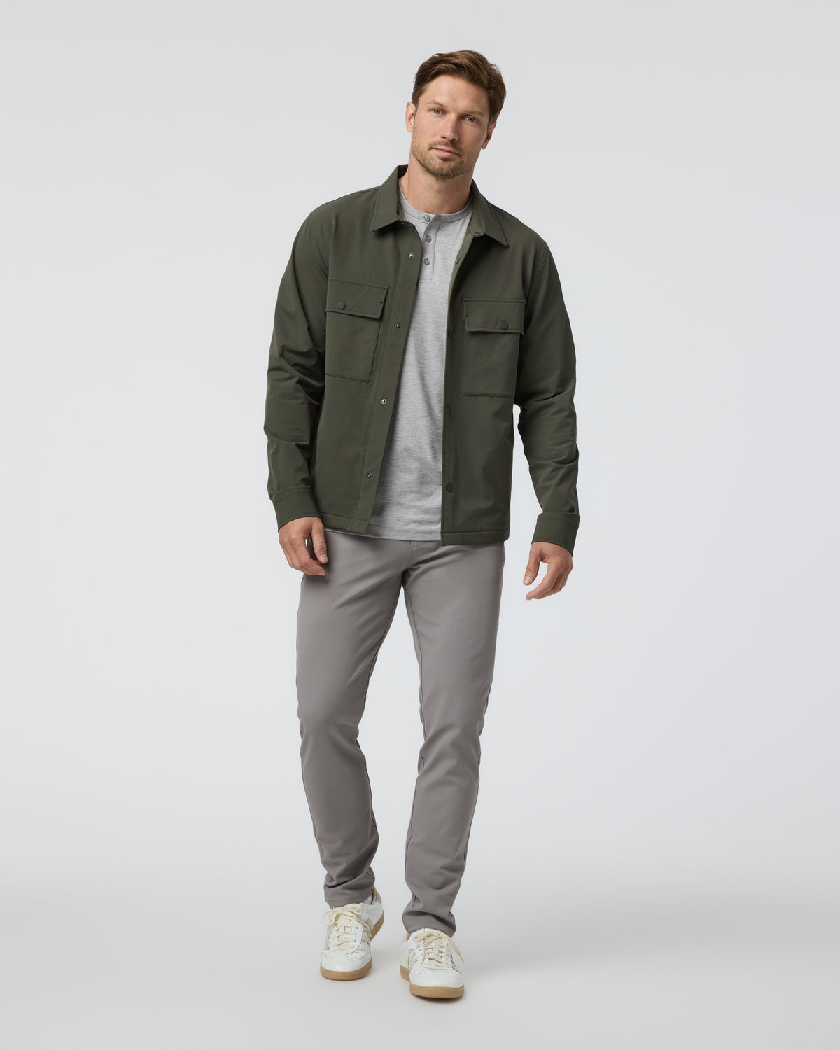 Lawson Tech Shirt Jacket Oregano