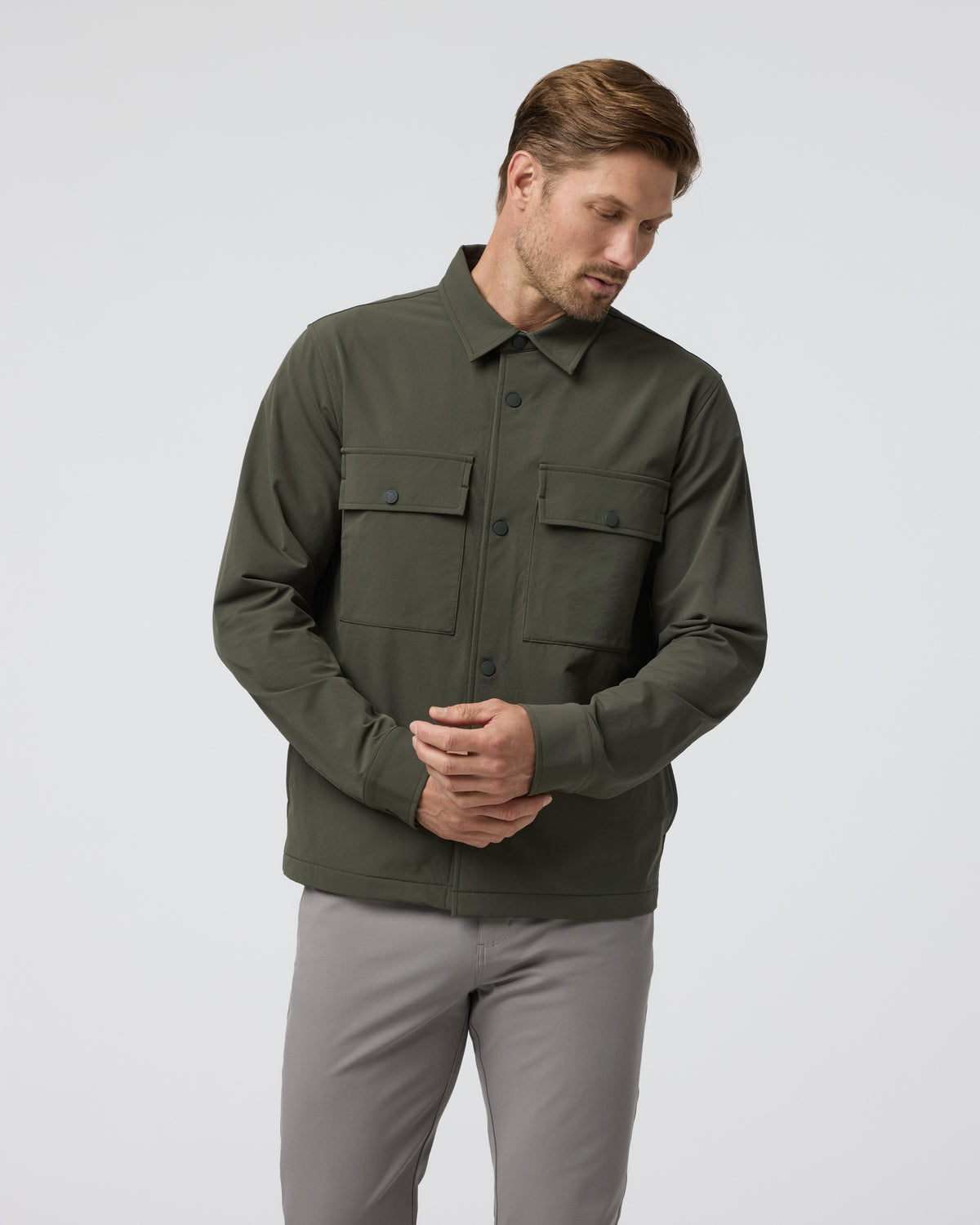 Lawson Tech Shirt Jacket Oregano - Image 3