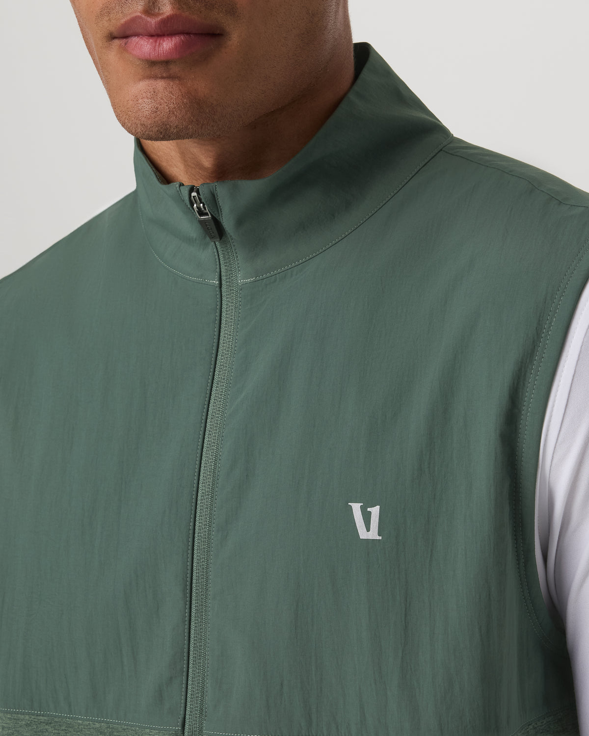 Sunday Element Vest Men's Agate Green Heather Vest - Image 2