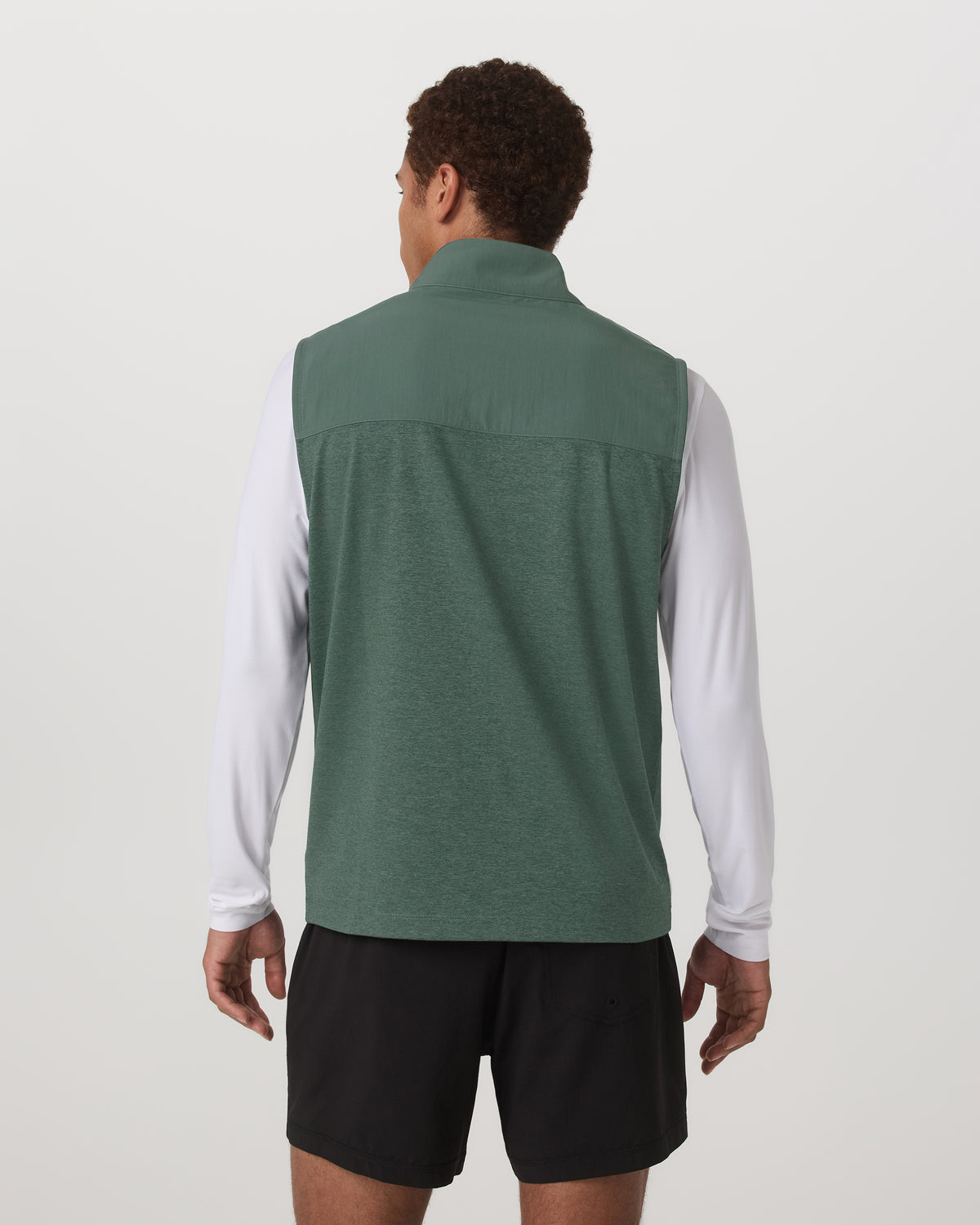 Sunday Element Vest Men's Agate Green Heather Vest - Image 3