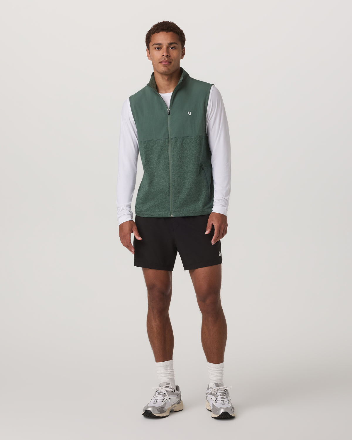 Sunday Element Vest Men's Agate Green Heather Vest - Image 4