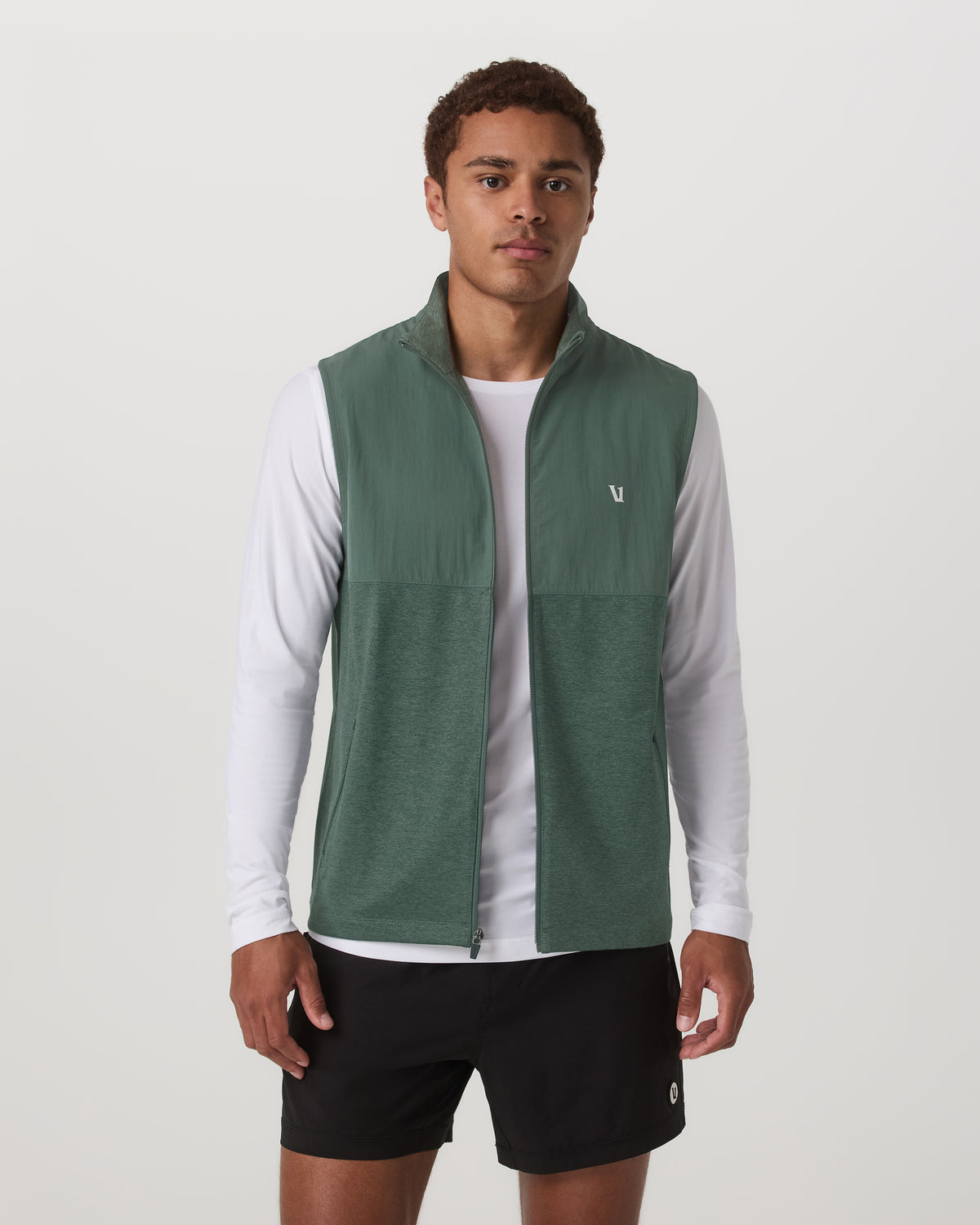 Sunday Element Vest Men's Agate Green Heather Vest - Image 5