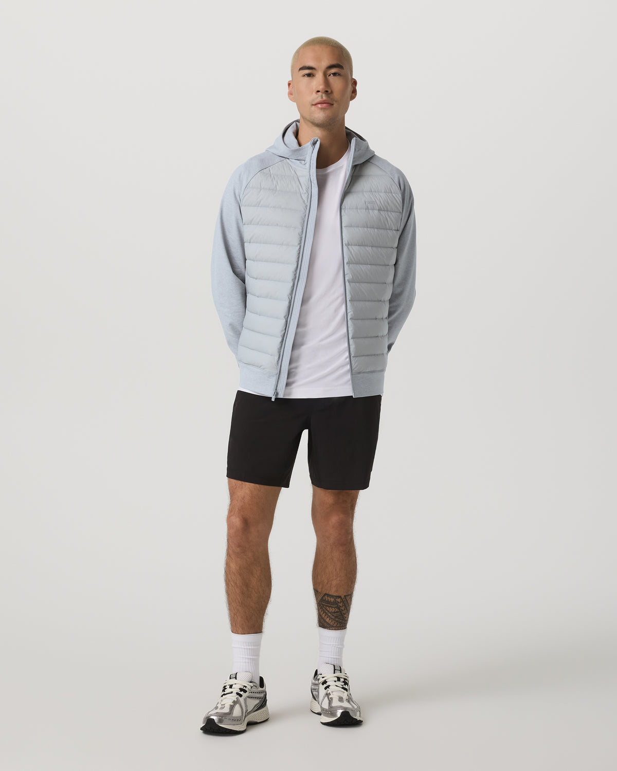 Steadfast Insulated Hybrid Men's Sea Fog Jacket - Image 4