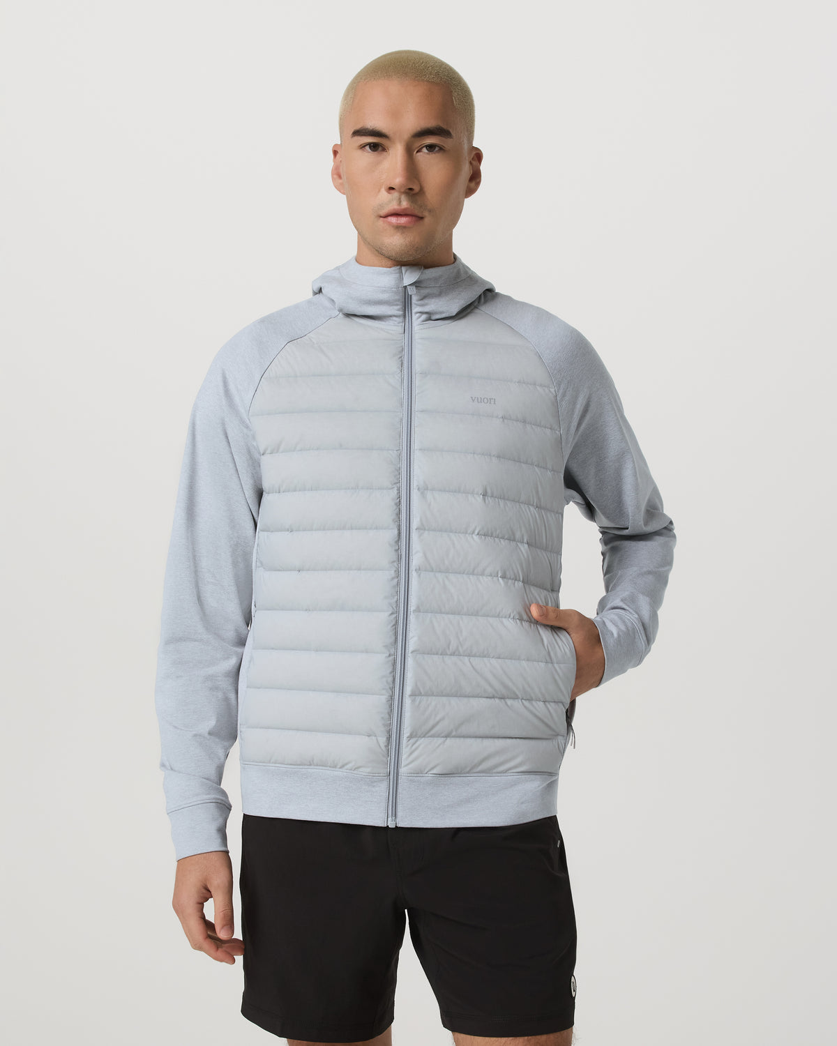 Steadfast Insulated Hybrid Men's Sea Fog Jacket - Image 5