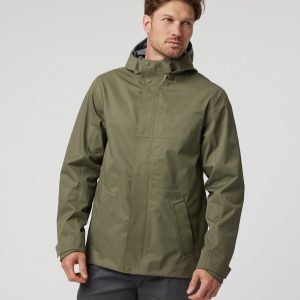 Tuuli Rain Jacket Men's Dark Metal Waterproof Jacket