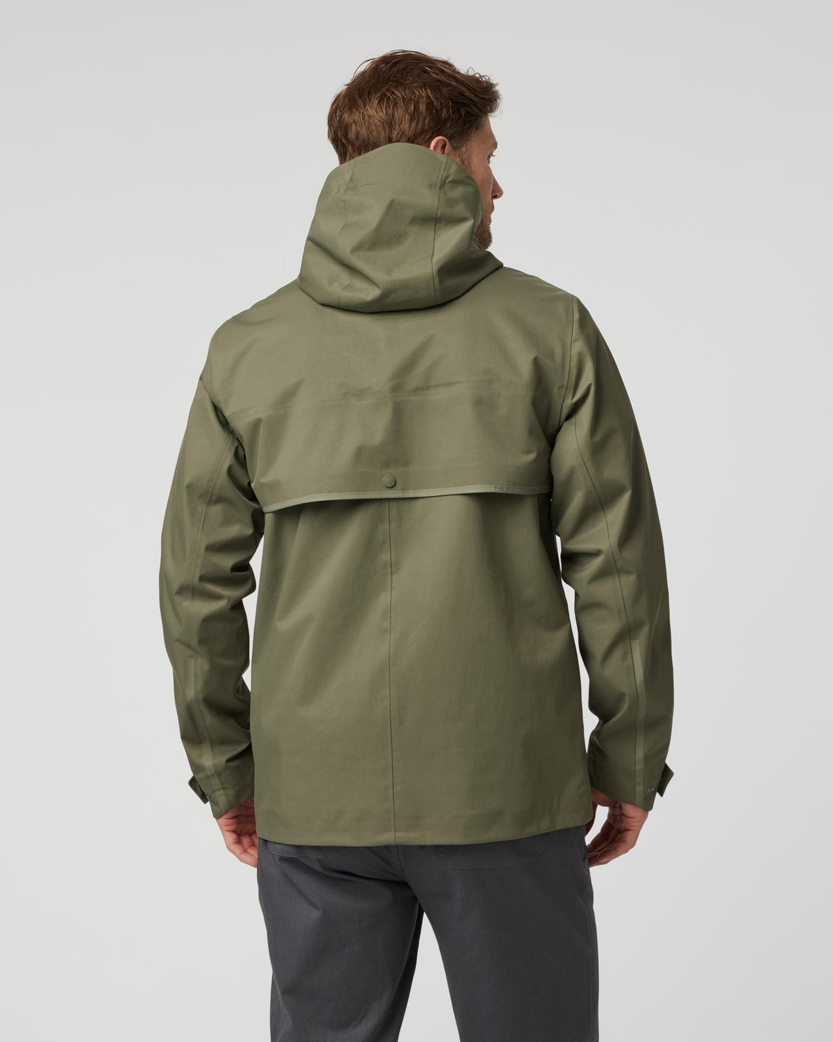 Tuuli Rain Jacket Men's Dark Metal Waterproof Jacket - Image 2