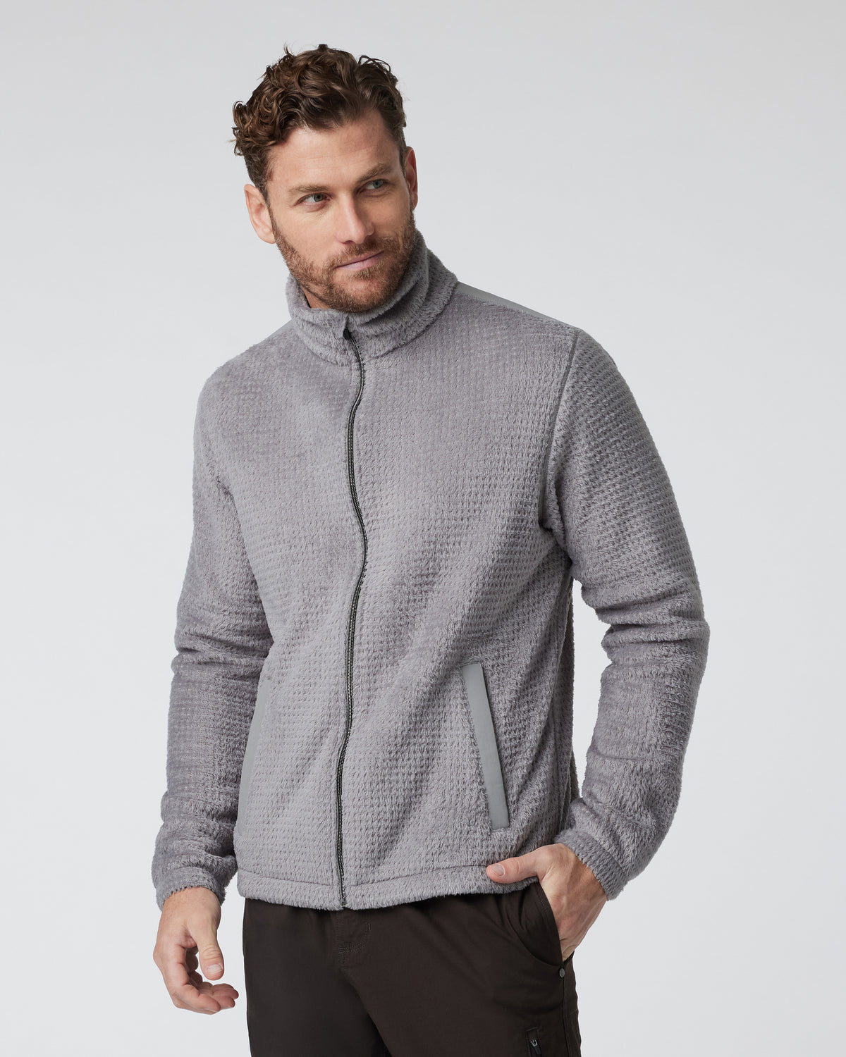 Fairfield Full Zip Jacket Shiitake Fleece Jacket