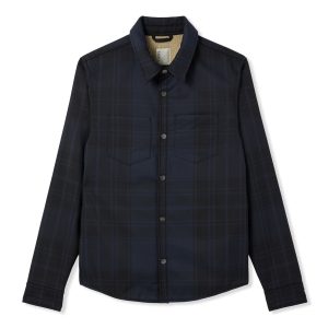 Coastside Shirt Jacket Men's Navy Fleece Shirt Jacket