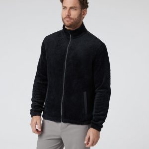 Fairfield Full Zip Jacket Men's Black Fleece Jacket