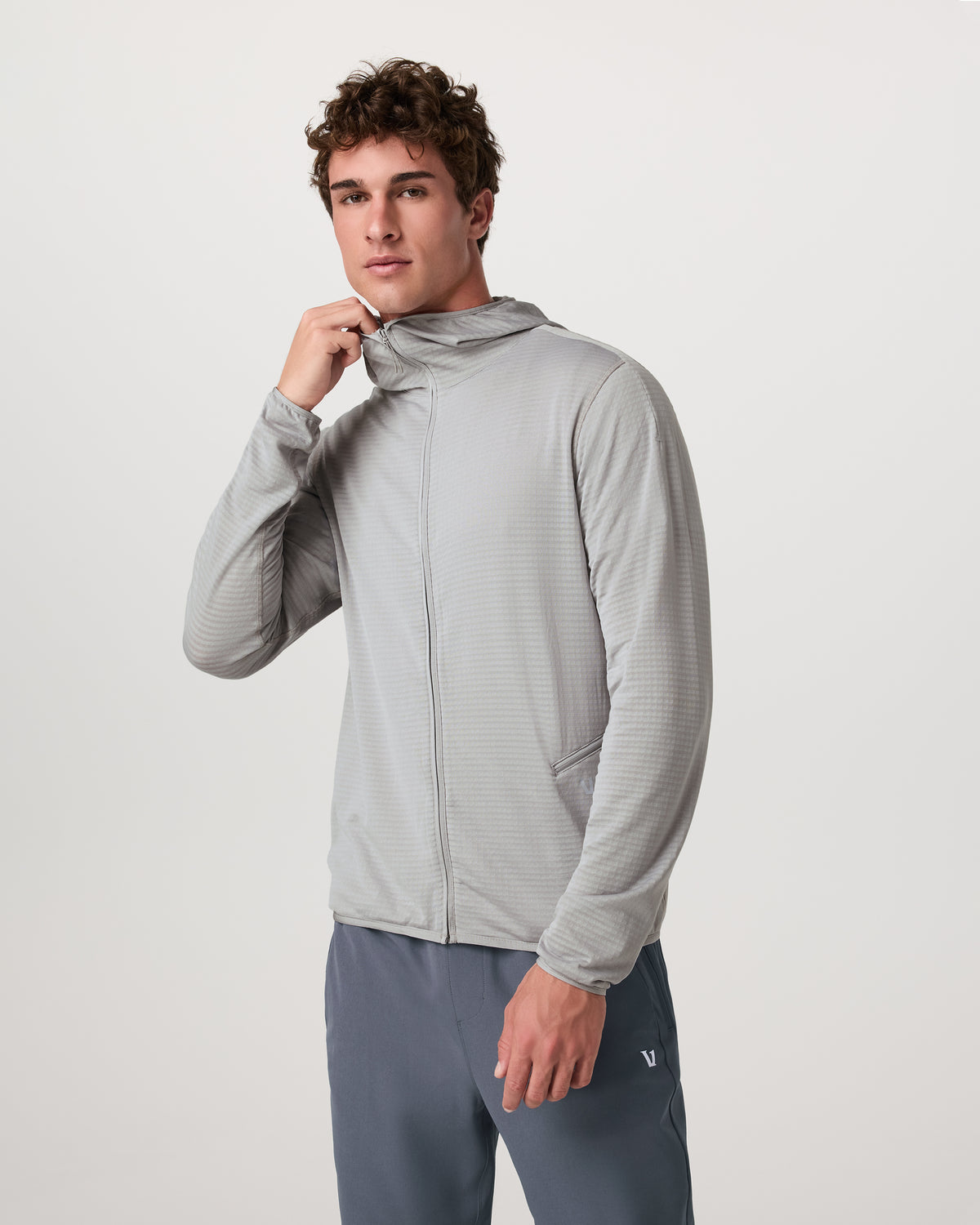 Powergrid Full Zip Jacket 2.0 Men's Sea Fog Fleece Jacket
