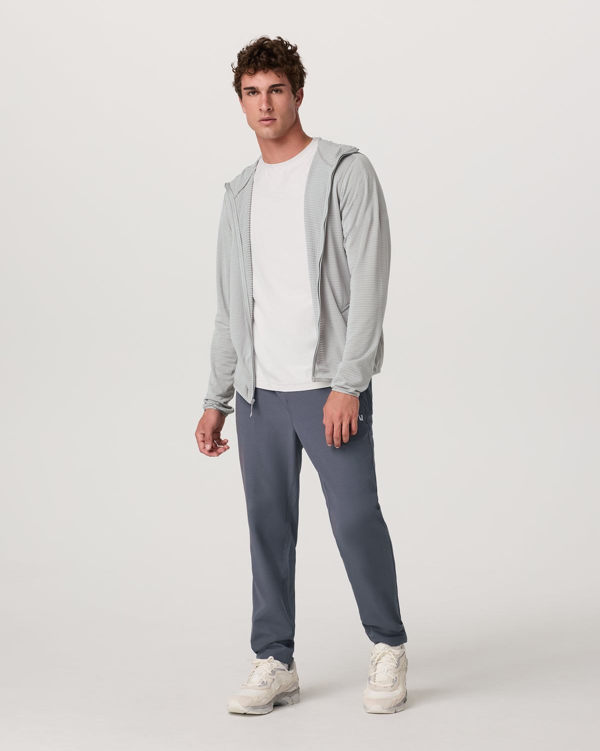 Powergrid Full Zip Jacket 2.0 Men's Sea Fog Fleece Jacket - Image 4