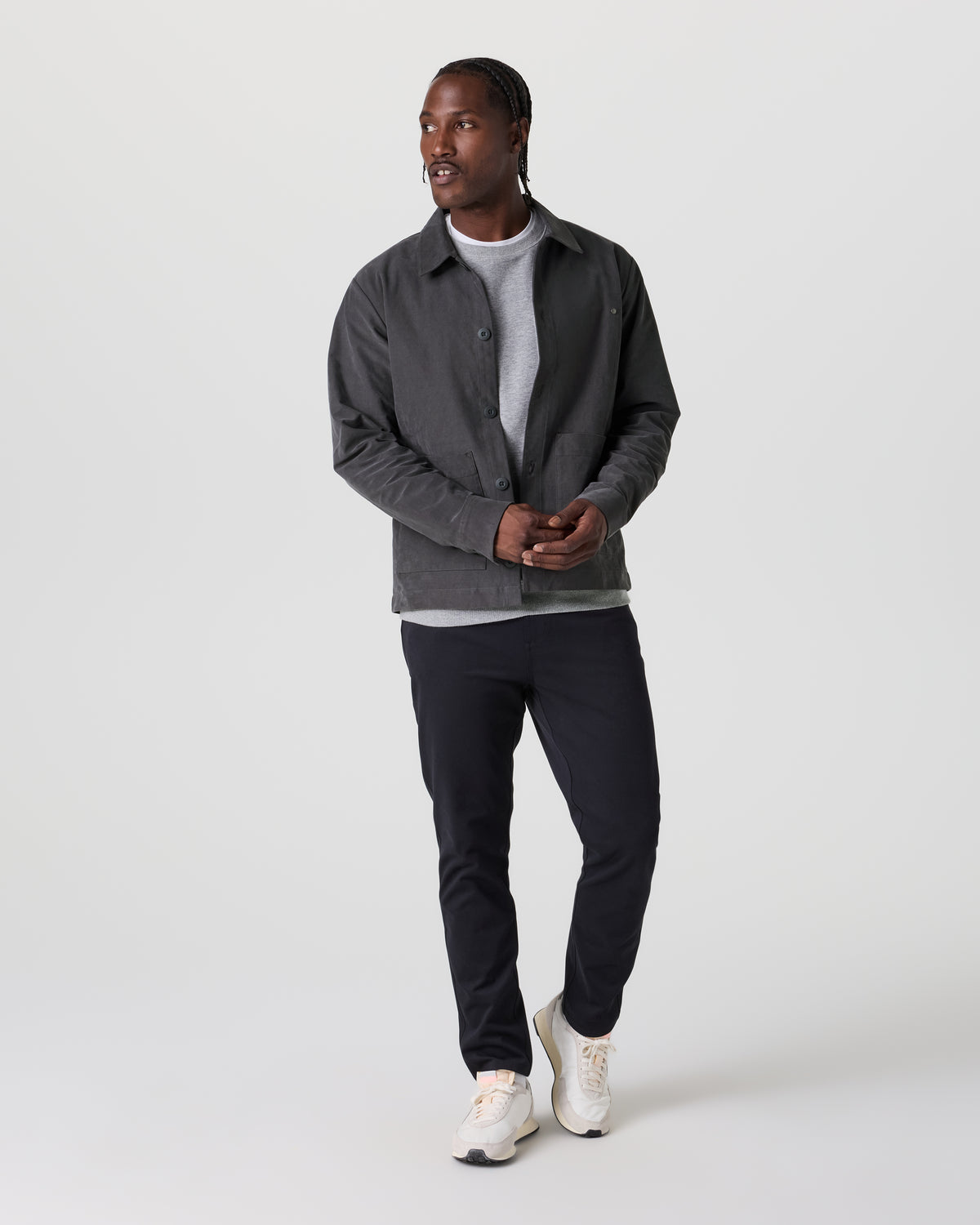 Timor Chore Jacket Charcoal - Image 5