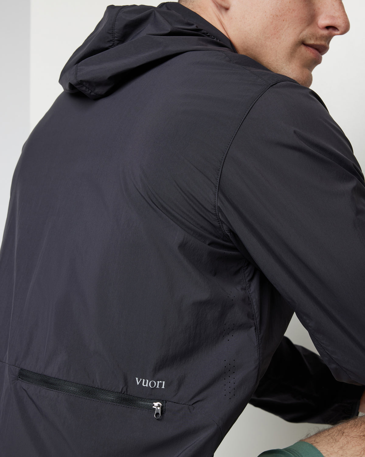 Ronan Packable Jacket Black Water Repellent Jacket - Image 2