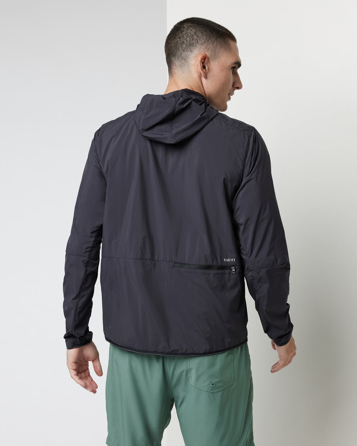 Ronan Packable Jacket Black Water Repellent Jacket - Image 3