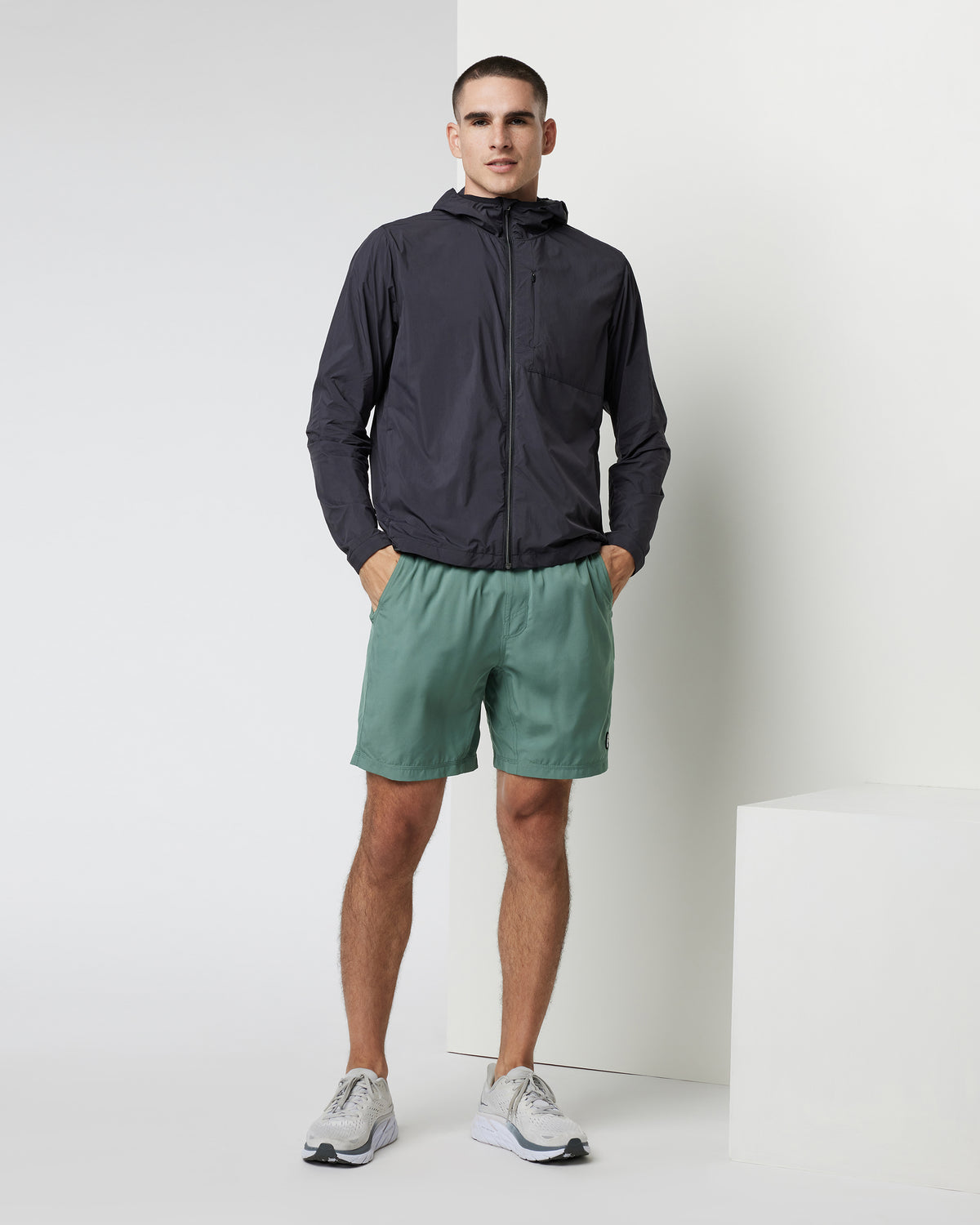 Ronan Packable Jacket Black Water Repellent Jacket - Image 4