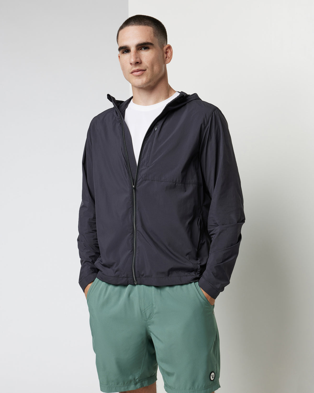 Ronan Packable Jacket Black Water Repellent Jacket - Image 5