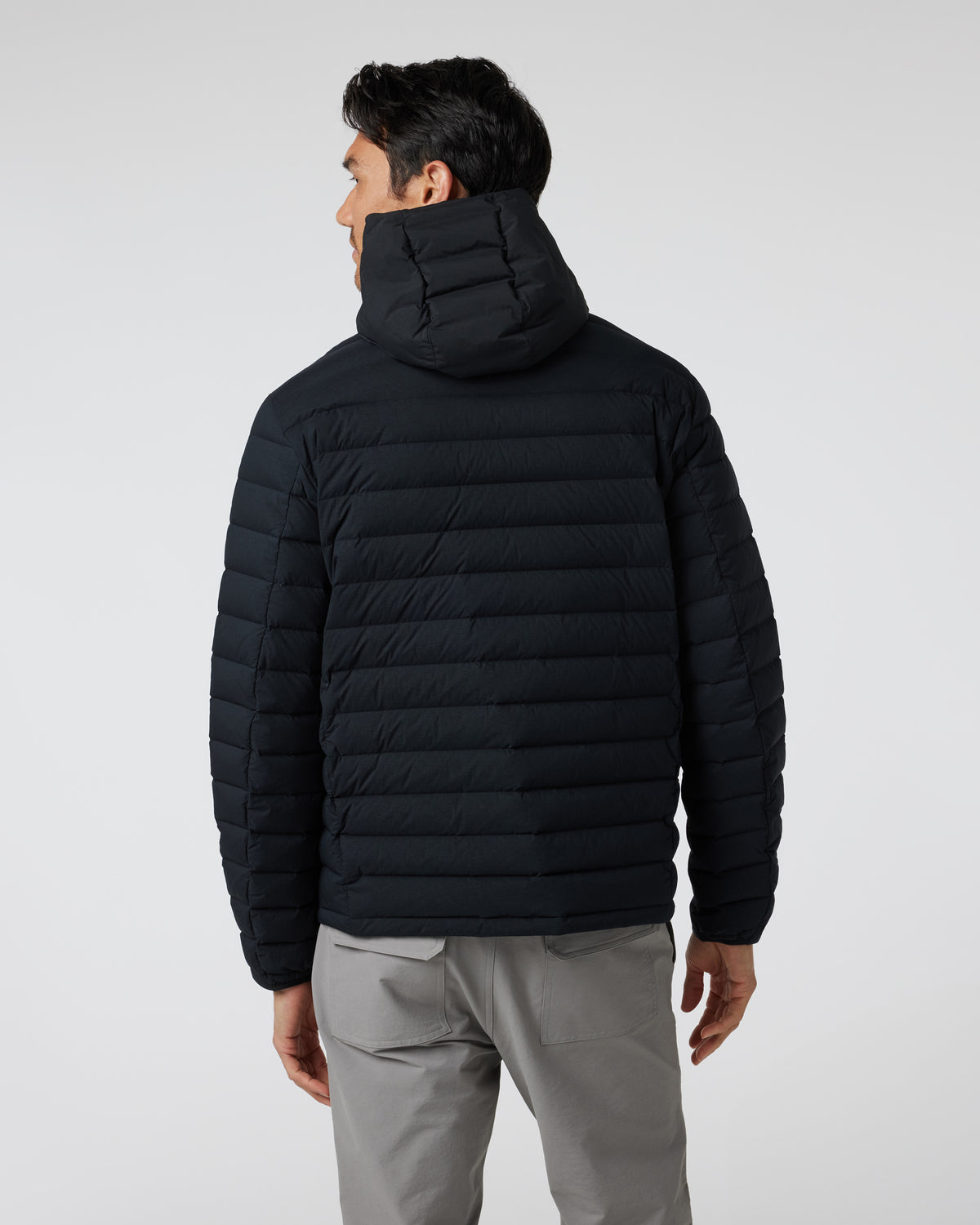 Steadfast Full Zip Hooded Jacket Black - Image 2
