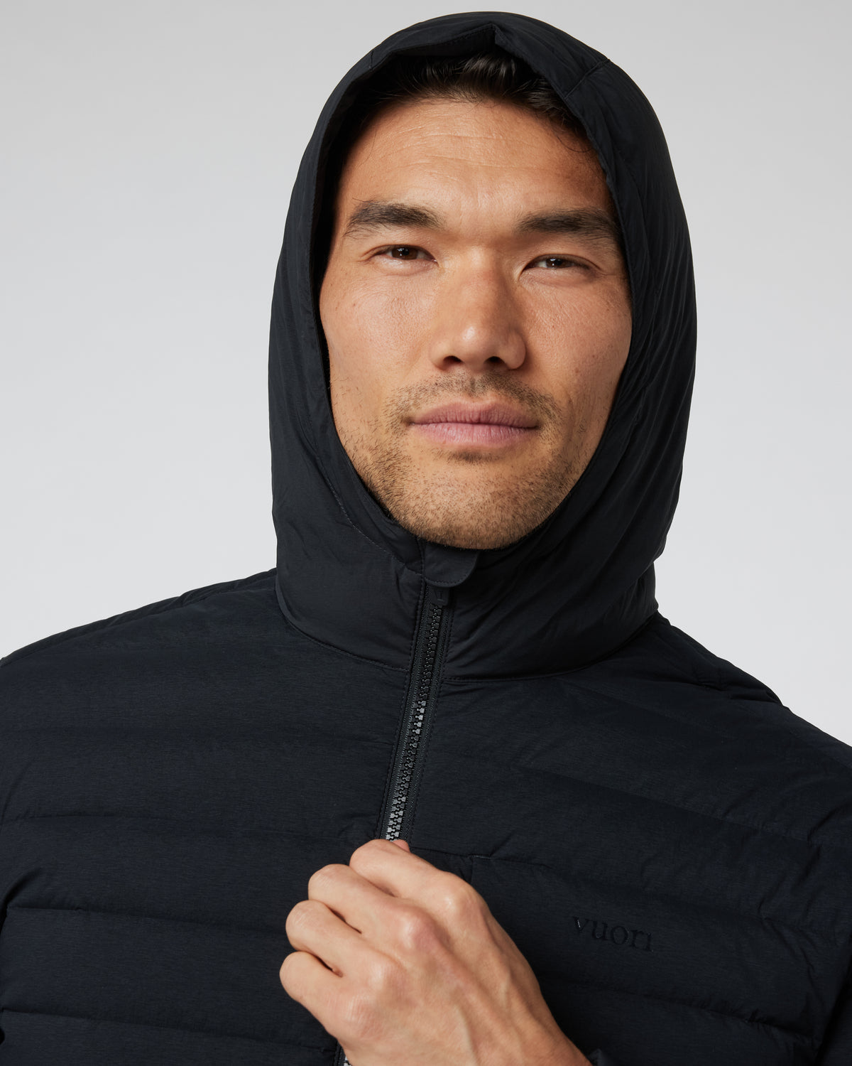Steadfast Full Zip Hooded Jacket Black - Image 5