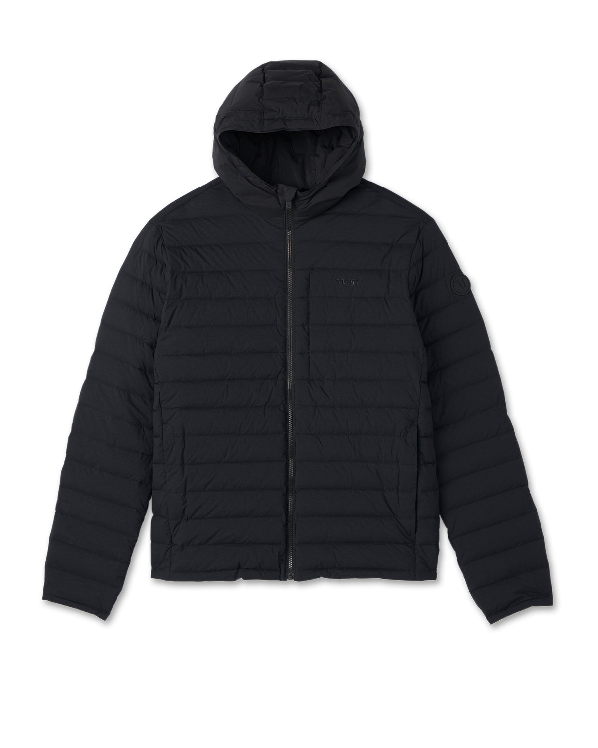Steadfast Full Zip Hooded Jacket Black - Image 6