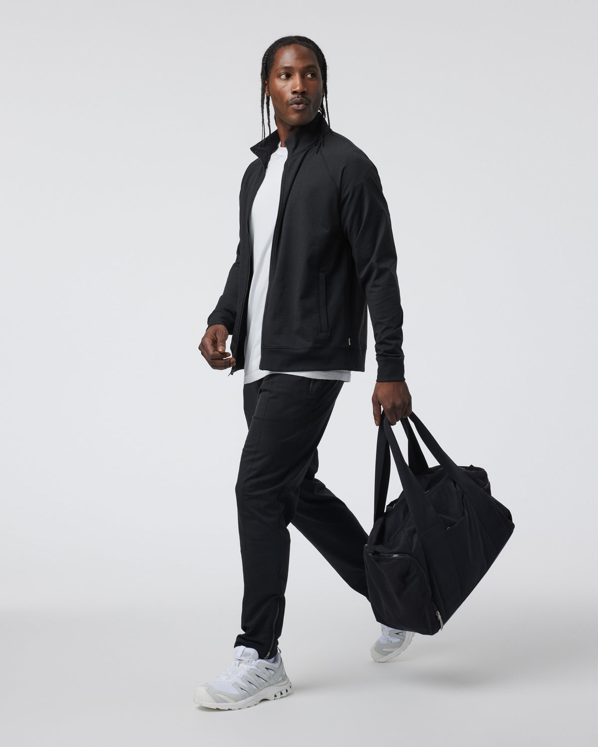 Coronado Novelty Full Zip Men's Black Heather Jacket - Image 3