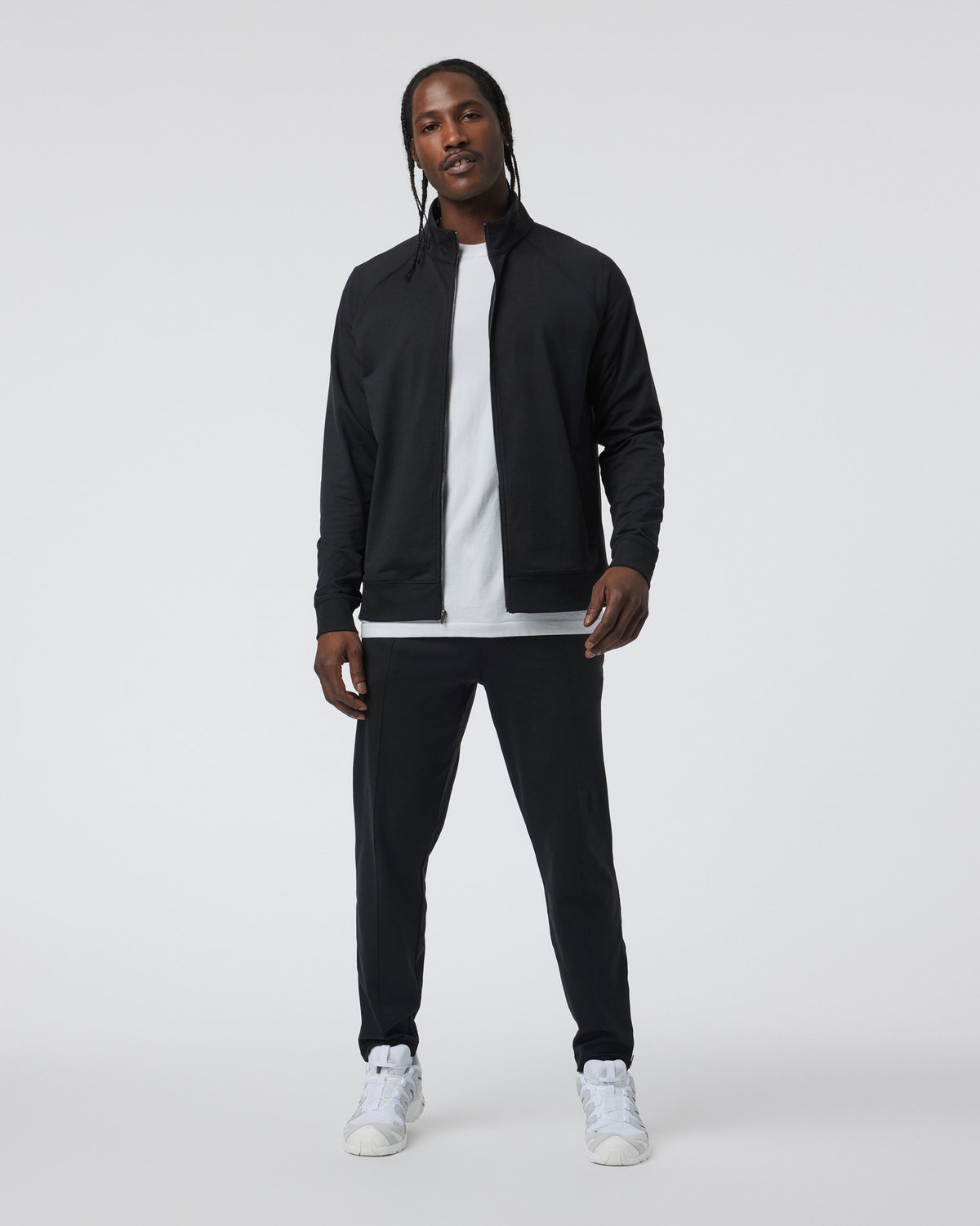 Coronado Novelty Full Zip Men's Black Heather Jacket - Image 5