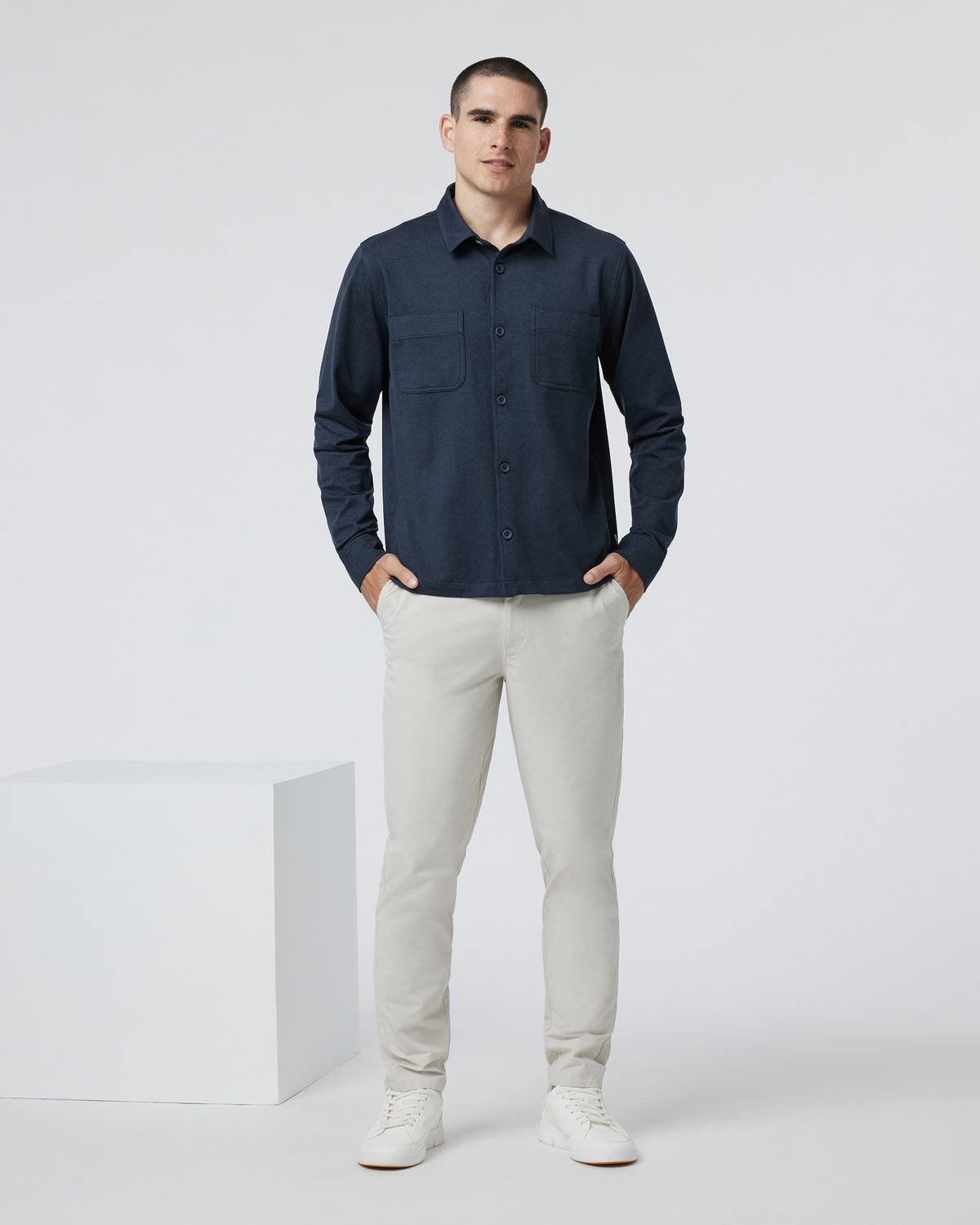 Coronado Shirt Jacket Midnight Heather - Image 2