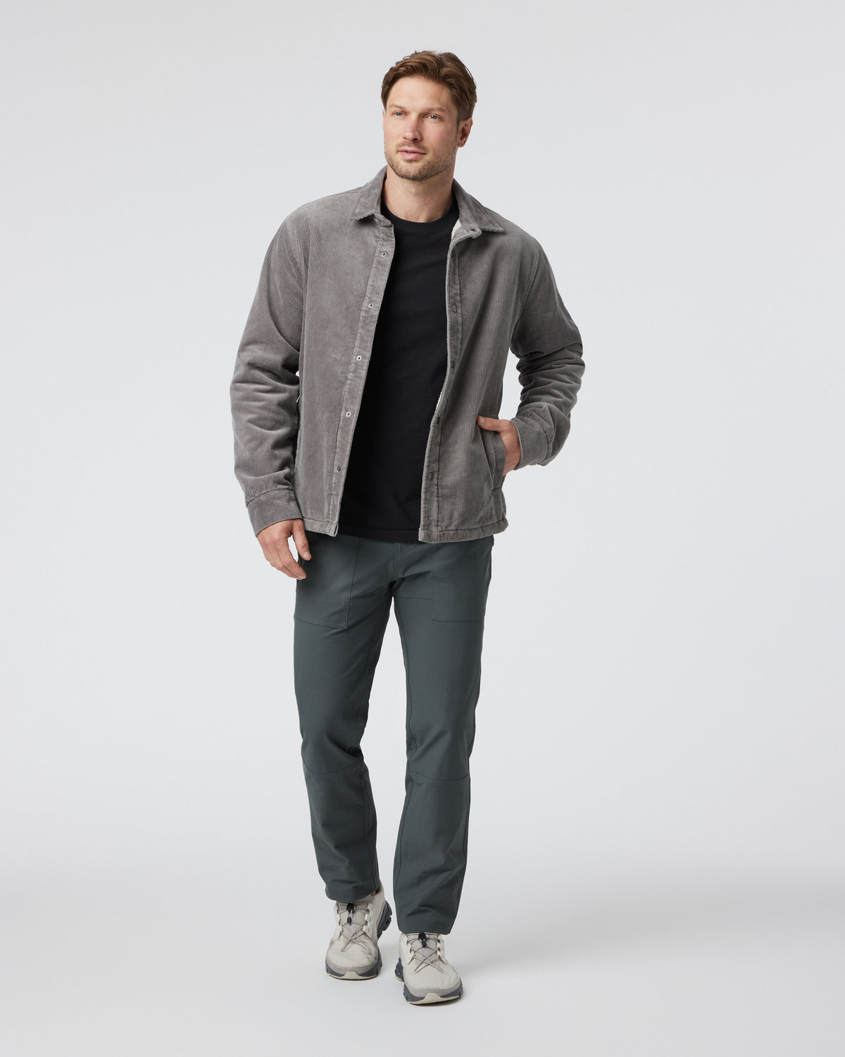 Vuori Cord Jacket Men's Shiitake Corduroy Jacket - Image 3