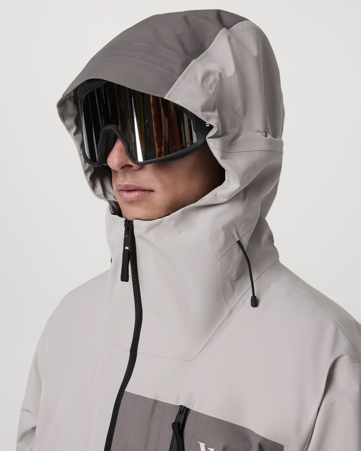 Taika Snow Shell Men's Amethyst Grey Ski/Board Jacket - Image 7