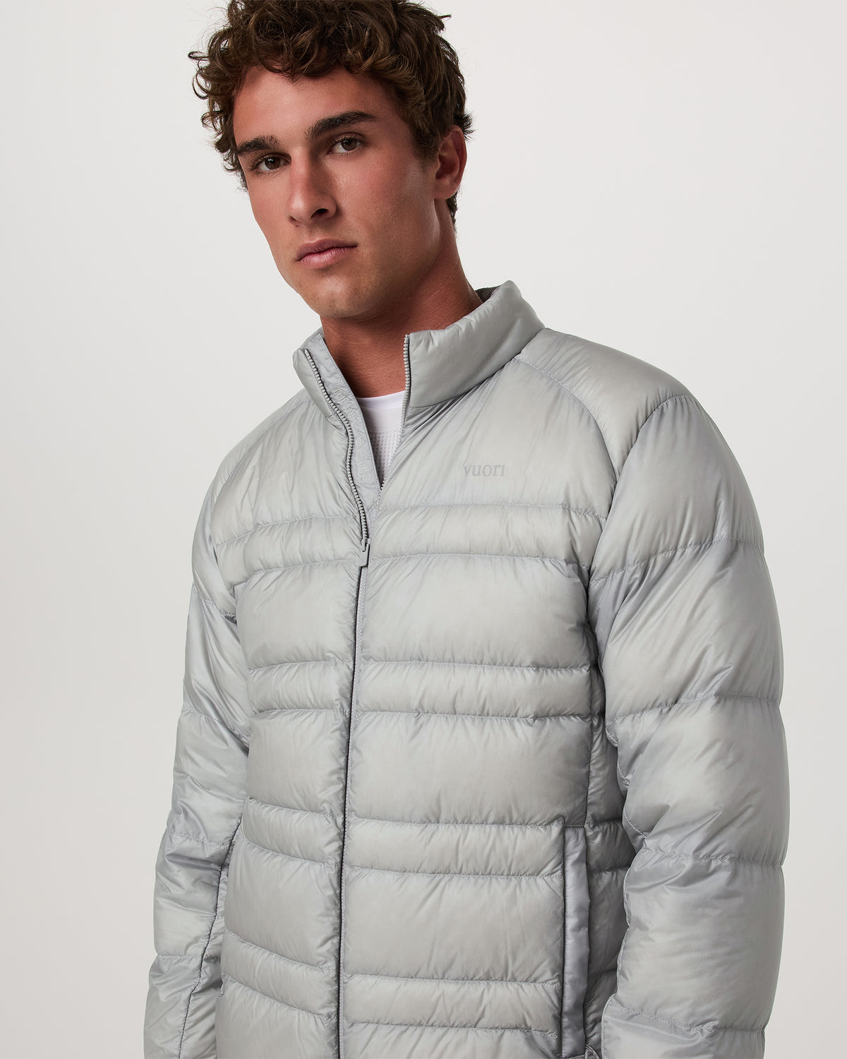 Coordinate Down Jacket Men's Sea Fog Ultra-Light Jacket - Image 2