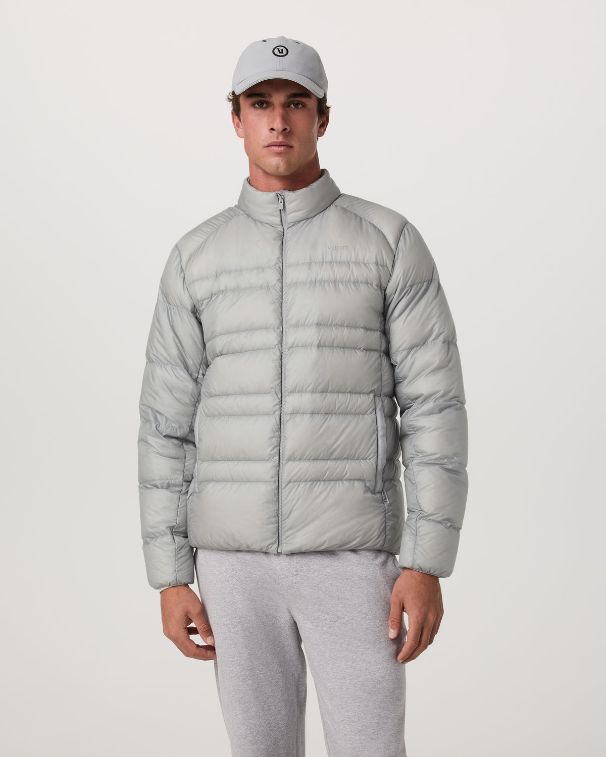 Coordinate Down Jacket Men's Sea Fog Ultra-Light Jacket - Image 3