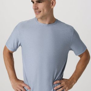 Strato Tech Tee Men's Blue Dusk Heather T-Shirt