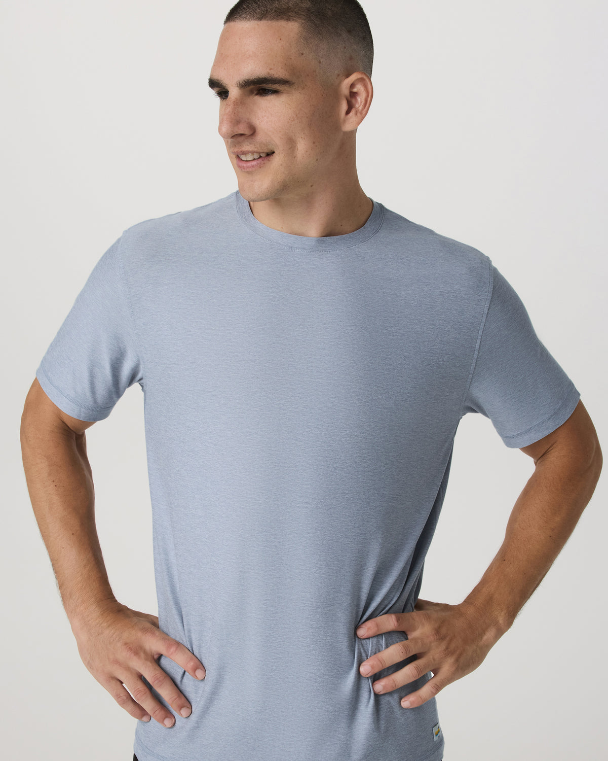 Strato Tech Tee Men's Blue Dusk Heather T-Shirt