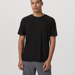 Short Sleeve Strato Tee - Relaxed Fit Men's Black Shirt